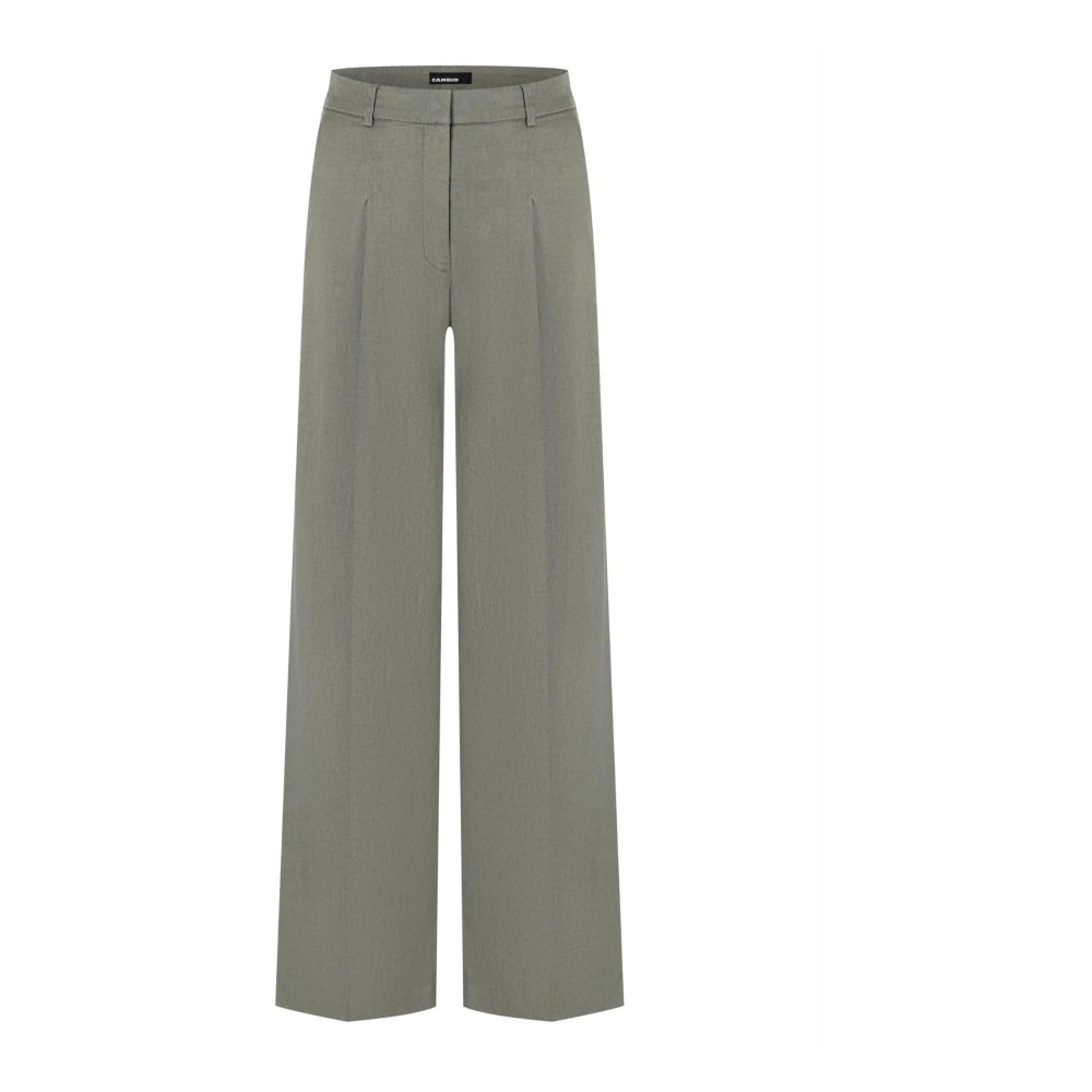 CAMBIO pantalon Mira pleat Green Dames