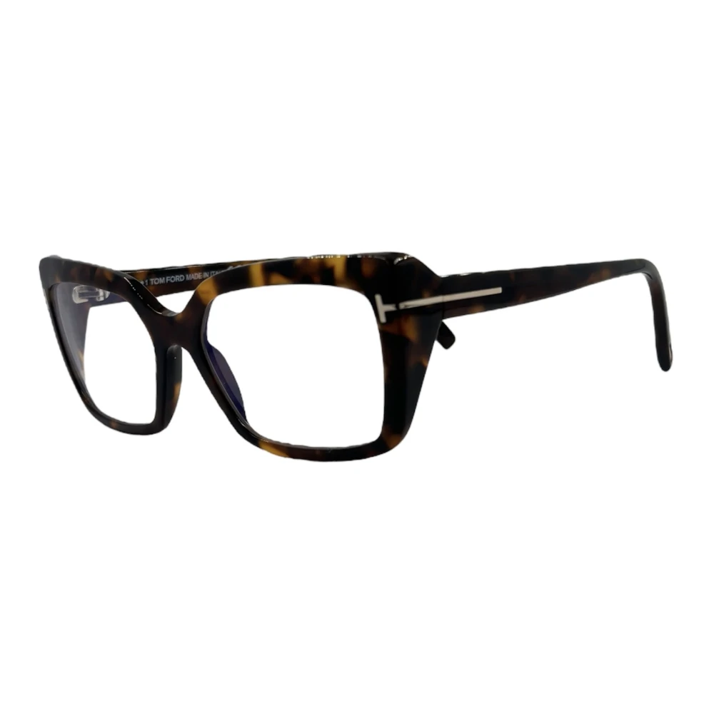Tom Ford Vierkante Vlinder Zonnebril Bruin Carey Brown Dames