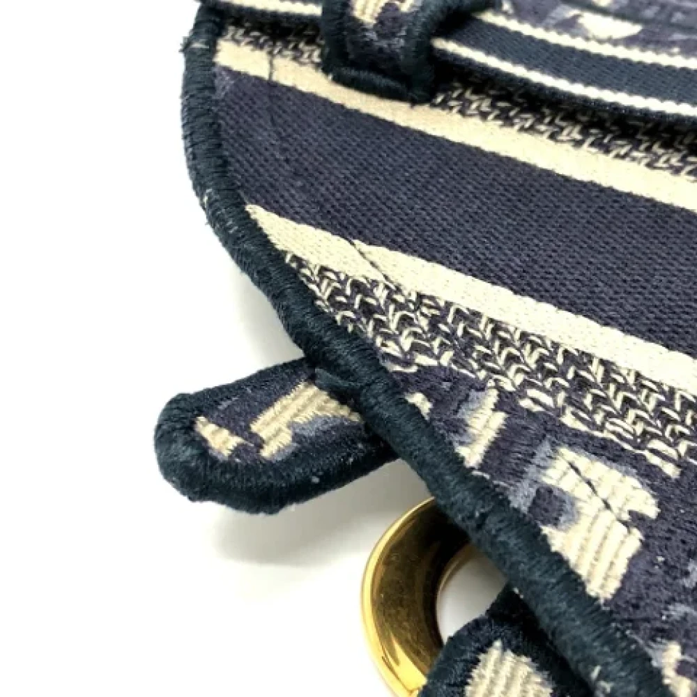 Dior Vintage Pre-owned Fabric dior-bags Blue Dames