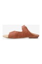 bebe-sabot-with-suede-buckle-and-island-flat-heel