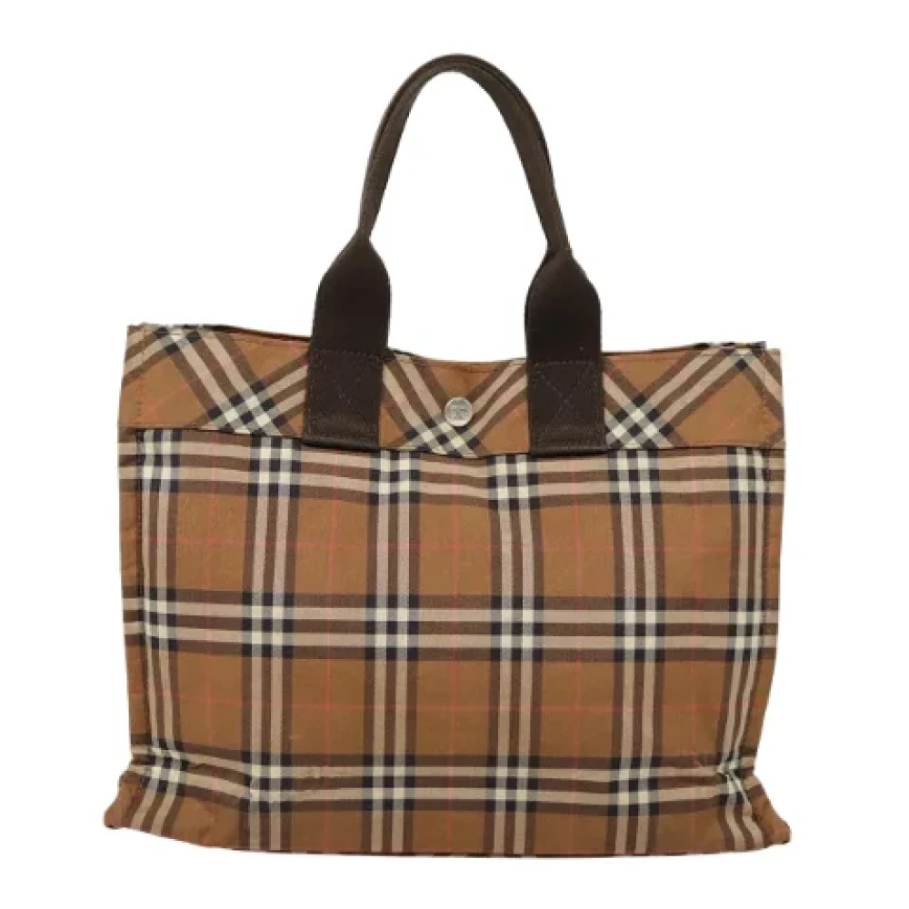 Burberry Vintage Pre-owned Fabric totes Brown Dames