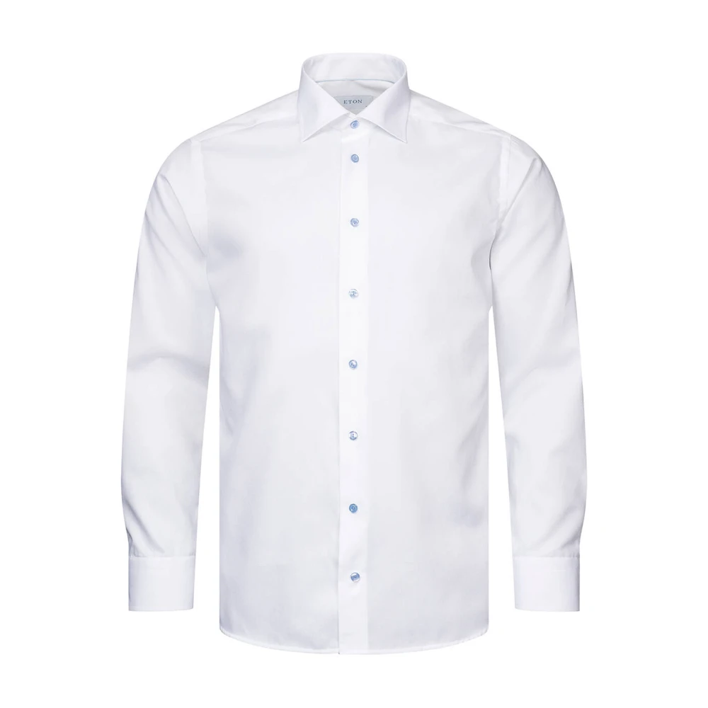 Eton Slim Fit Overhemd White Heren