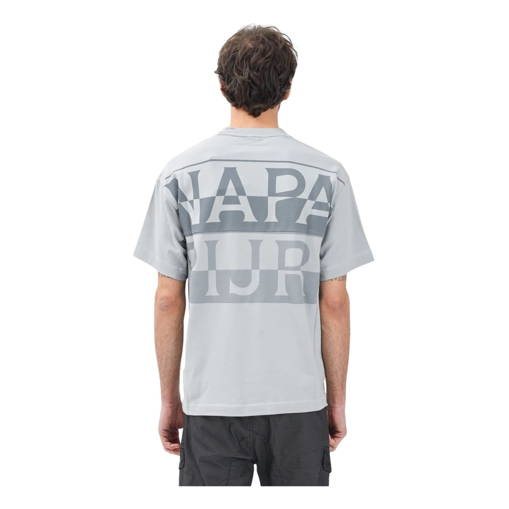 Napapijri Outdoor Heritage T-shirt Grijs Gray Heren