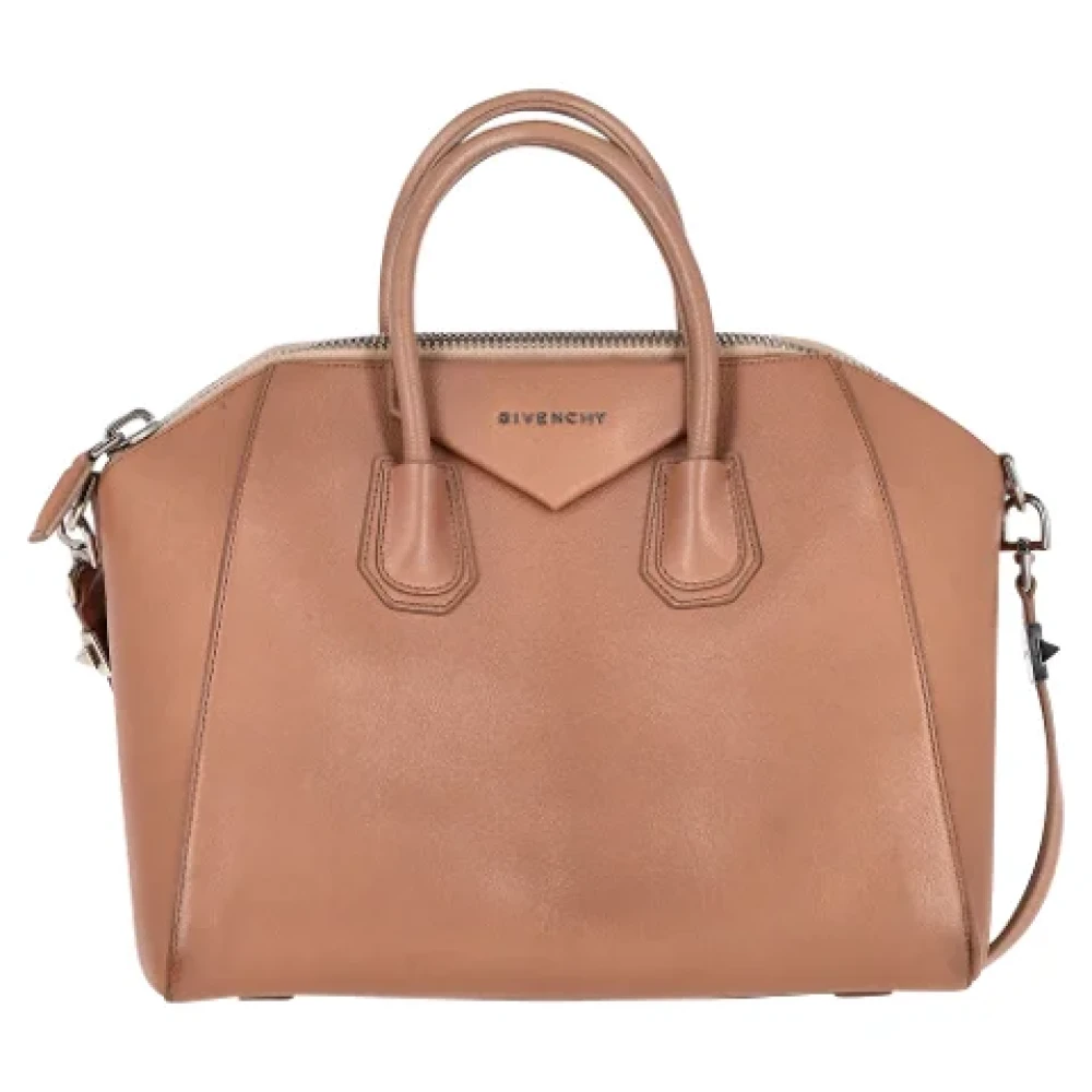 Givenchy Pre-owned Leather handbags Beige Dames