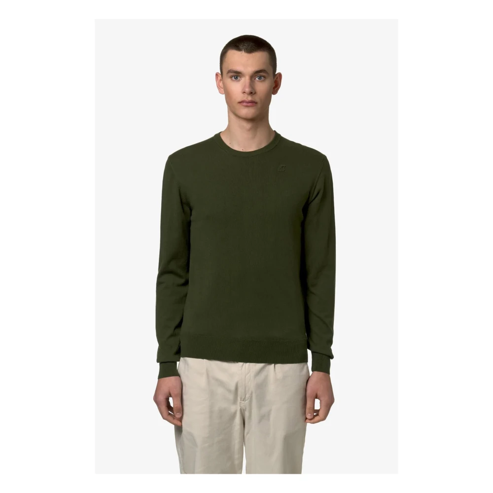 K-way Sebastien Crew Neck Sweater Green Heren