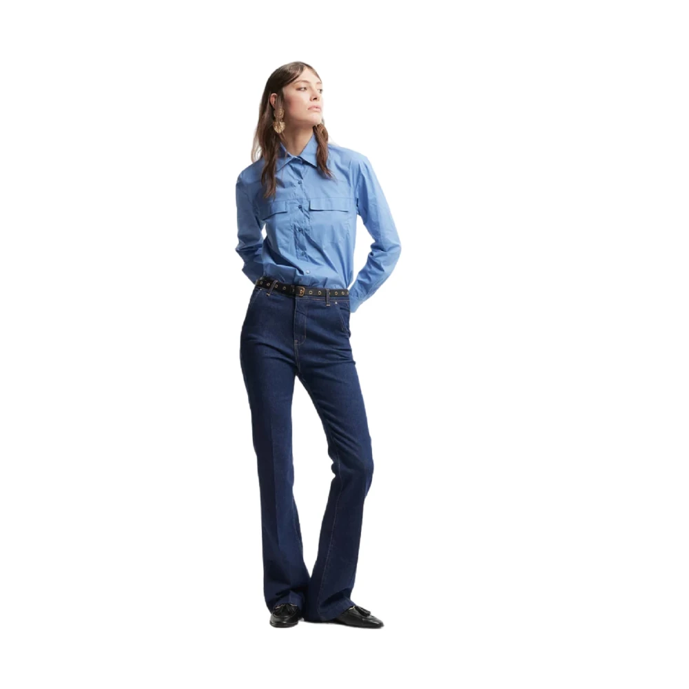 Kocca Blauwe Slim Fit Jeans Blue Dames
