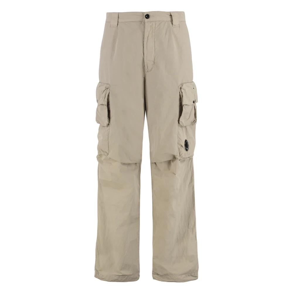 C.p. Company Men's Beige Nylon Cargo Pants