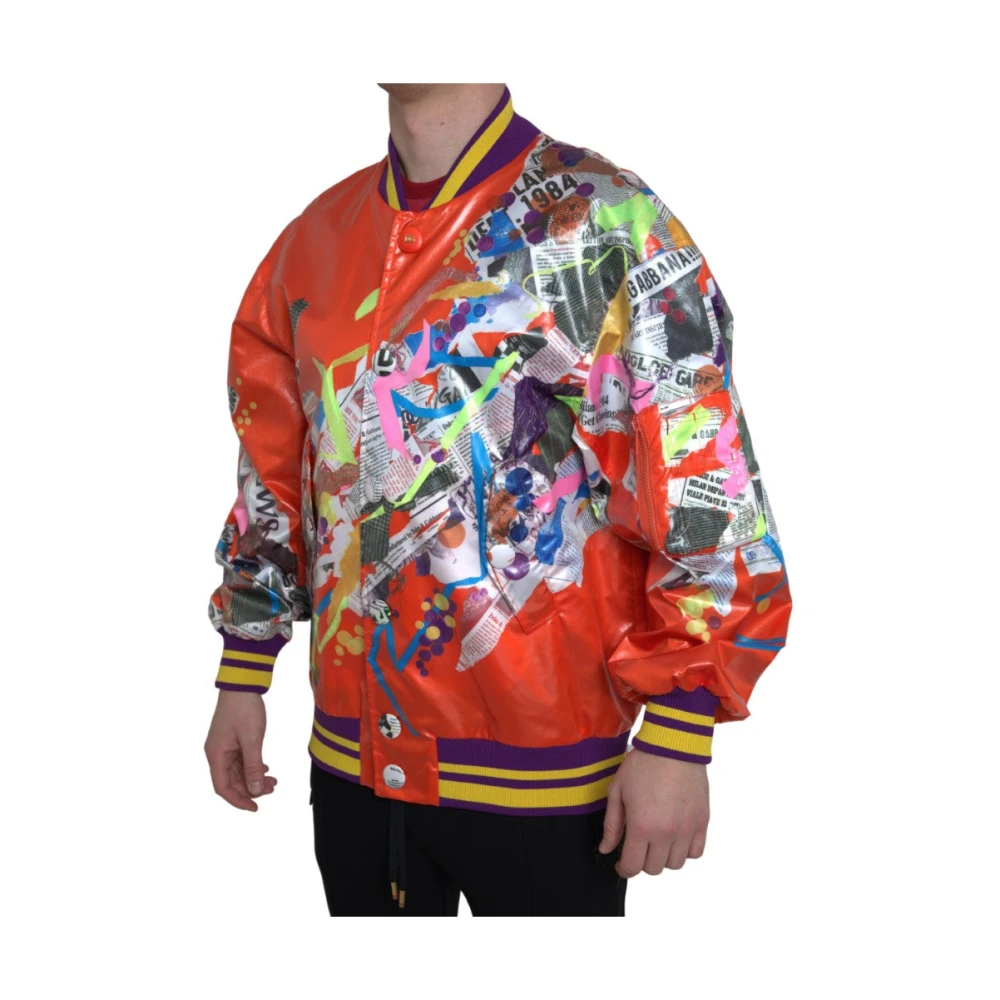 Dolce & Gabbana Bomber Jackets Multicolor Heren