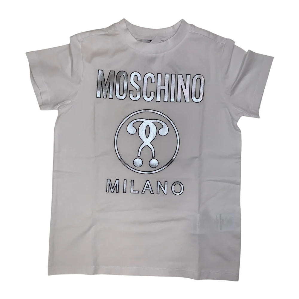 Moschino Logo Boy T-Shirt White, Flicka