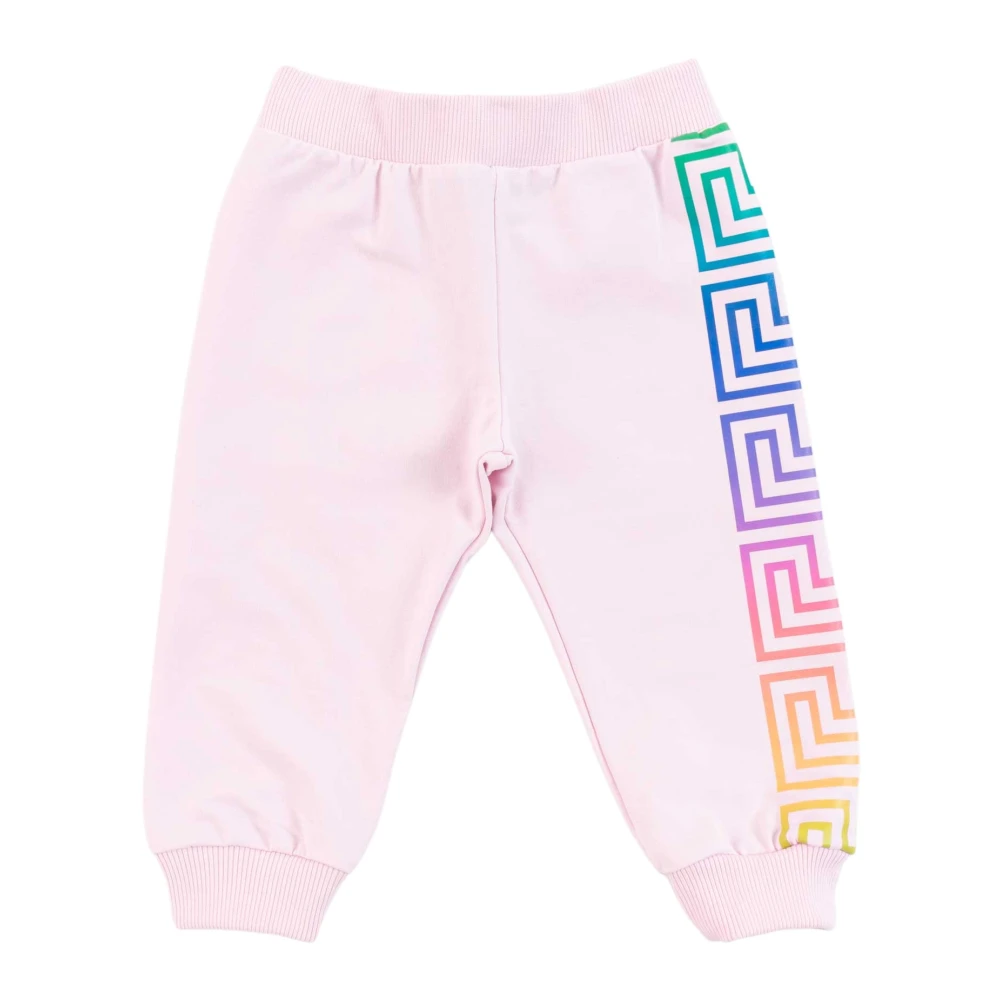 Versace Pink Sweatpants, Female, 2 Y, Joggers