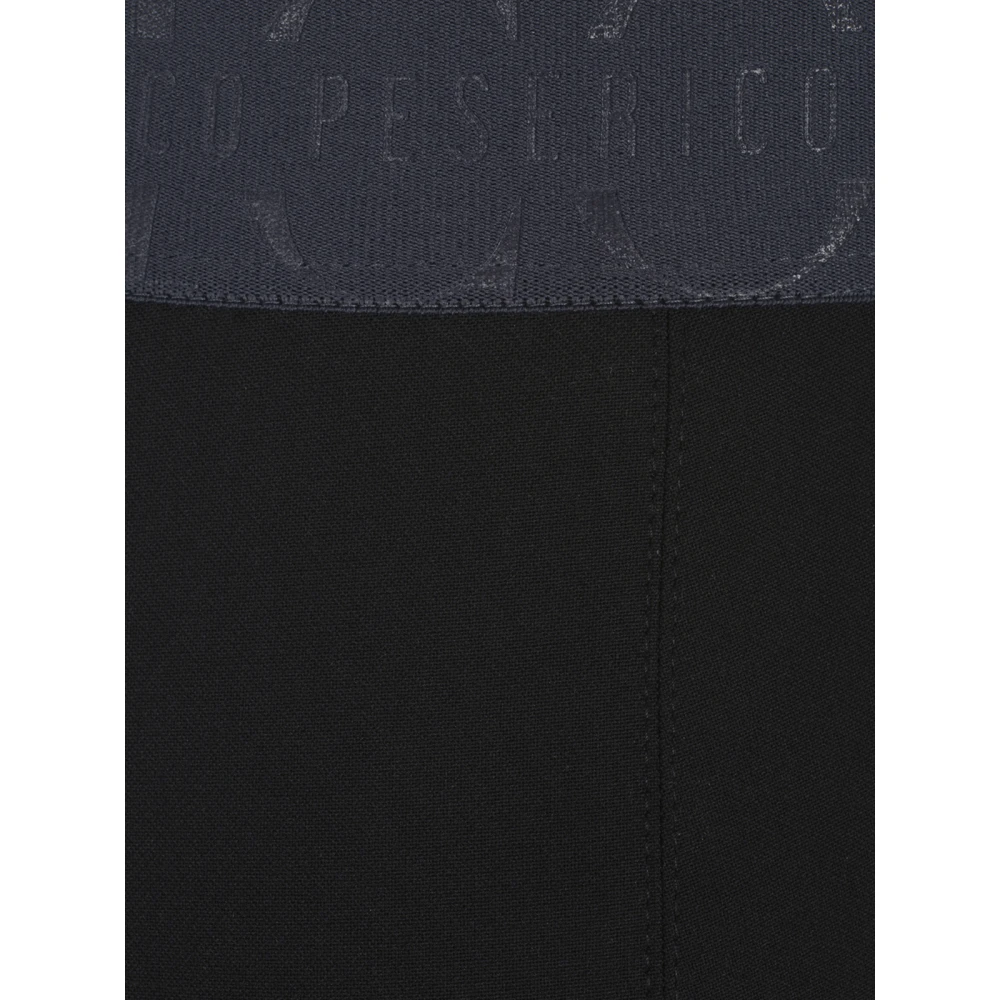 PESERICO Zwarte Technische Broek Dubbel Bi-elastisch Black Dames
