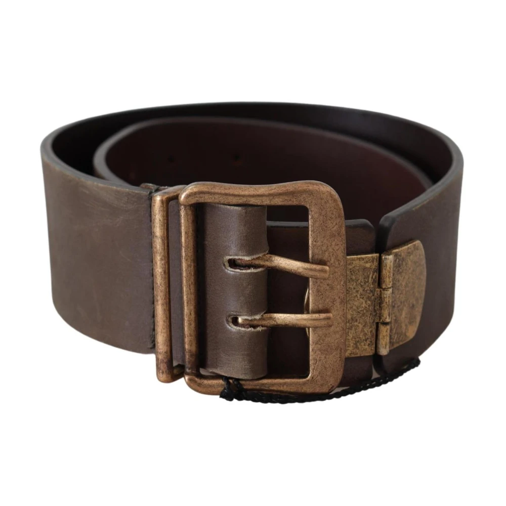 Ermanno Scervino Women's Brown Belts, One Size, Wide Strap Leather Fashion Belt