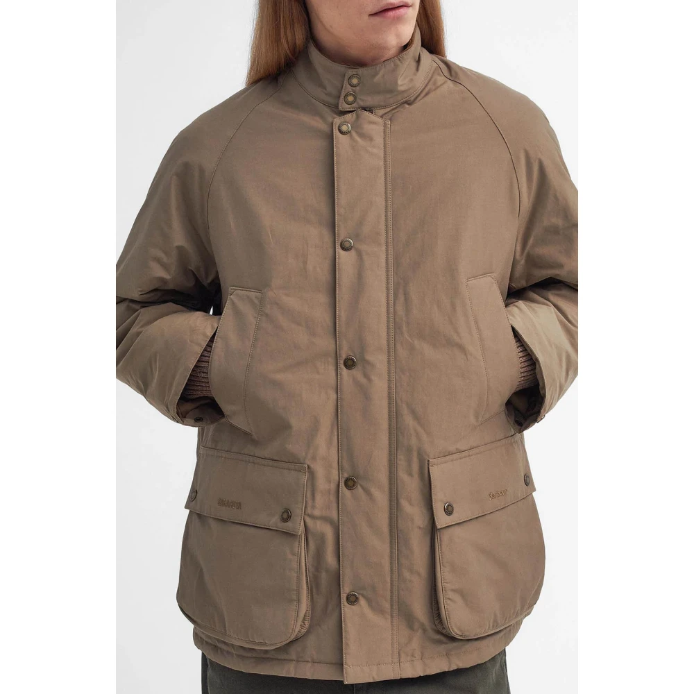 Barbour Oversized Casual Bedale Tan Jas Brown Heren