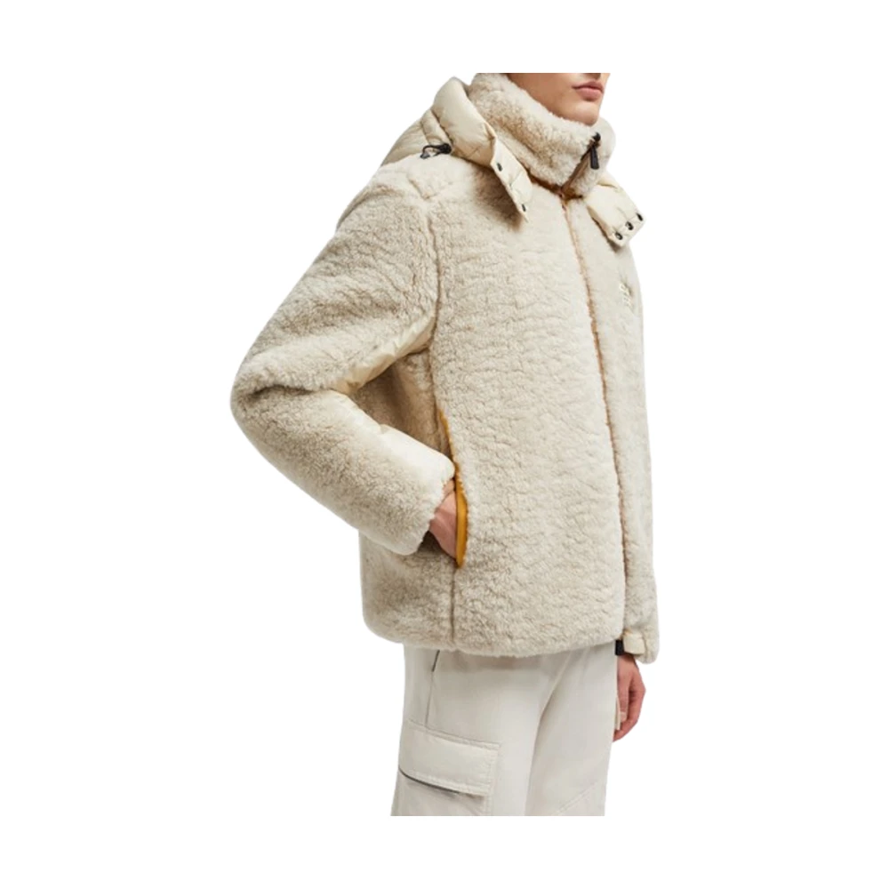 Moncler Warme Winterjas voor Mannen White Heren
