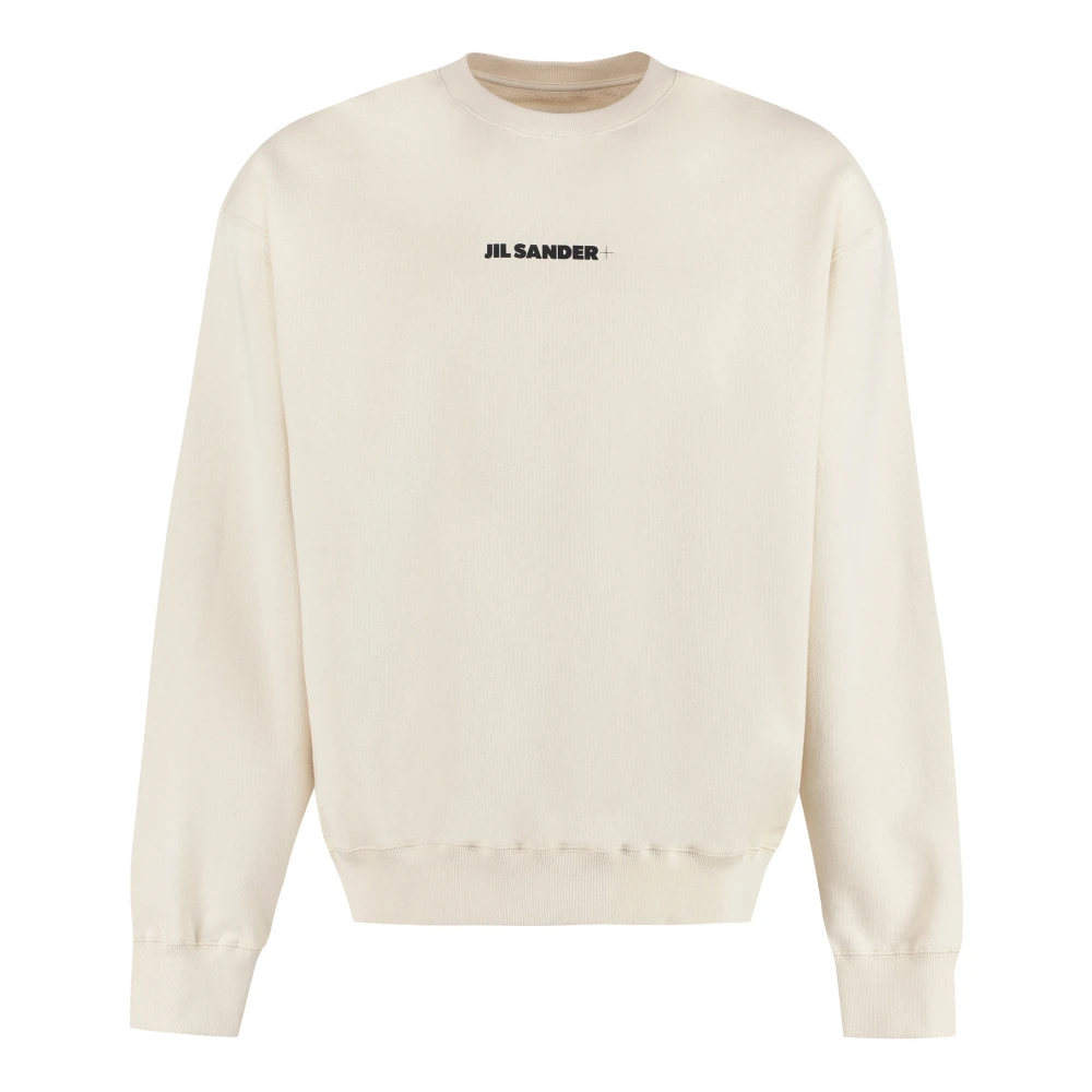 Jil Sander Stijlvolle Sweatshirt Beige Dames