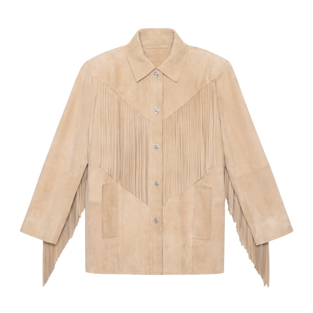 Stand Studio Beige Lätt Jacka