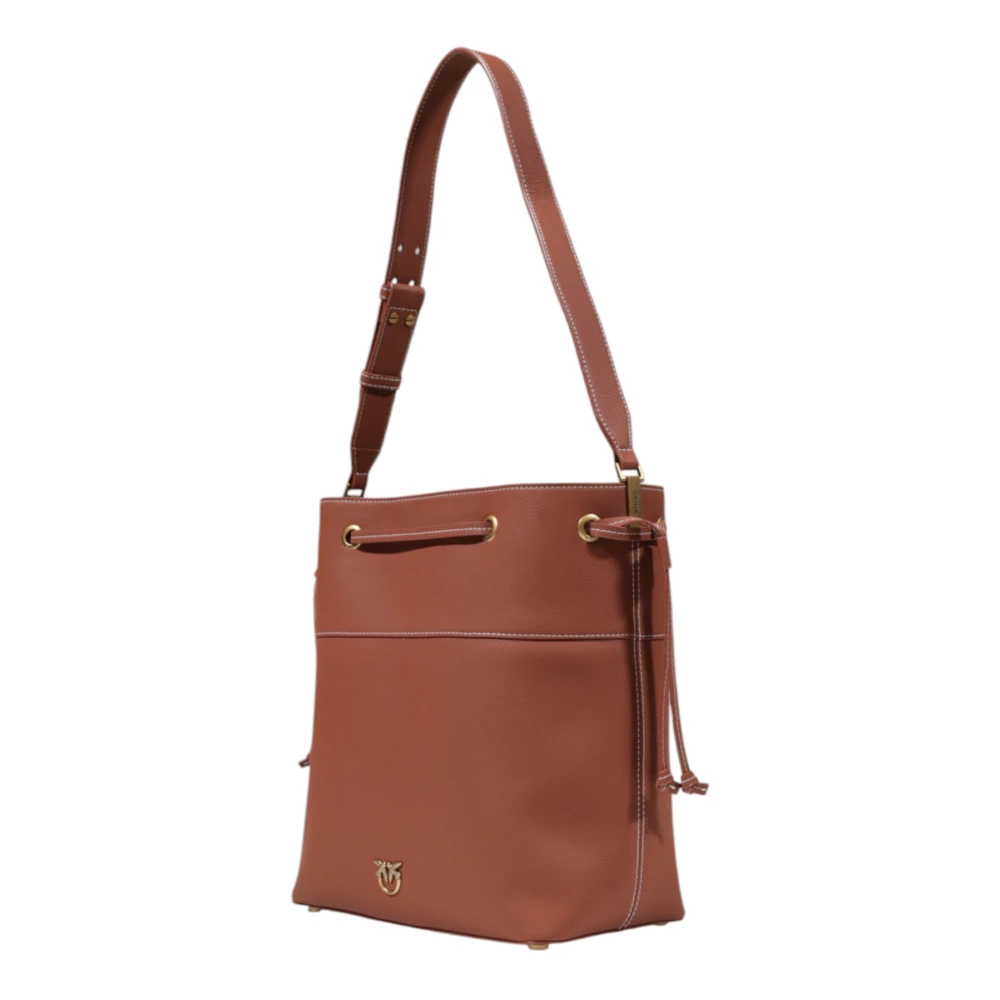 pinko Leren Dames Collectie Grote Tas Red Dames