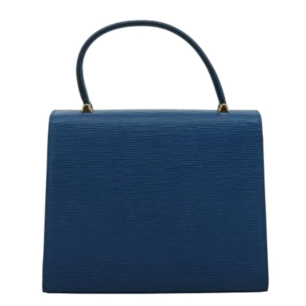 Louis Vuitton Vintage Pre-owned Leather handbags Blue Dames