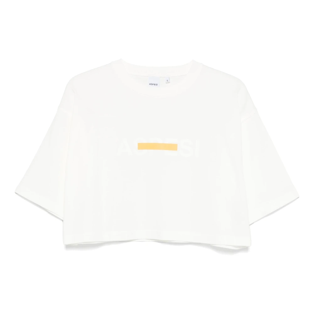 Aspesi - Tops > T-Shirts - Beige - Aspesi - Modalova