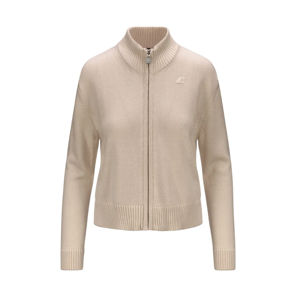 K-way Beige Gebreide Top Beige Dames