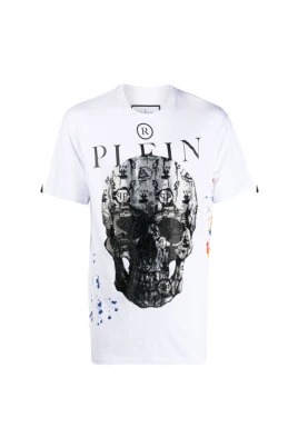 T-shirt Rund Hals SS med Kristaller