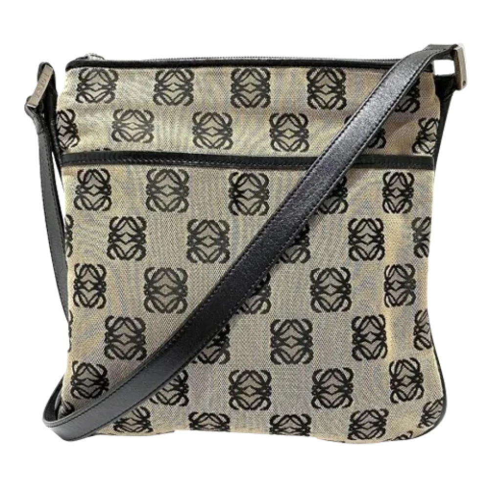 Loewe Pre-owned Canvas handbags Beige Dames