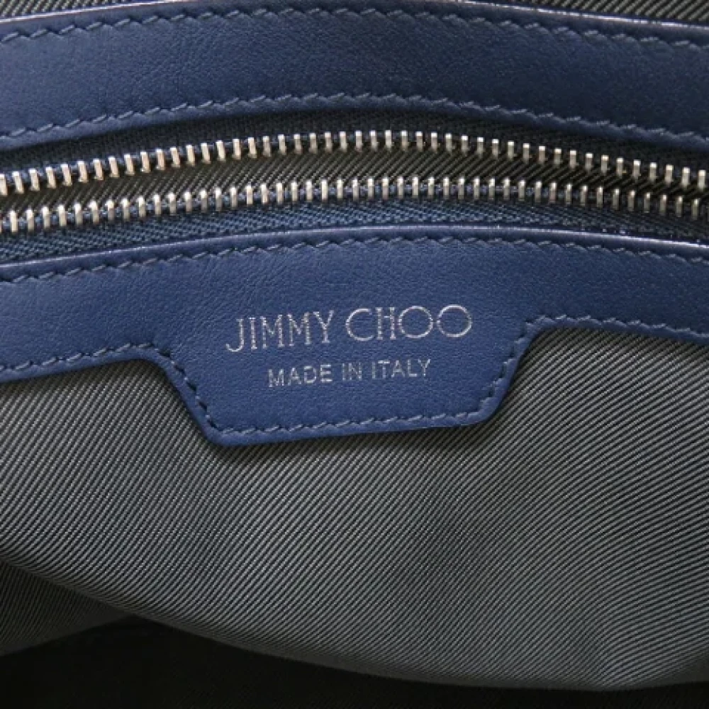 Jimmy Choo Pre-owned Leather totes Blue Dames