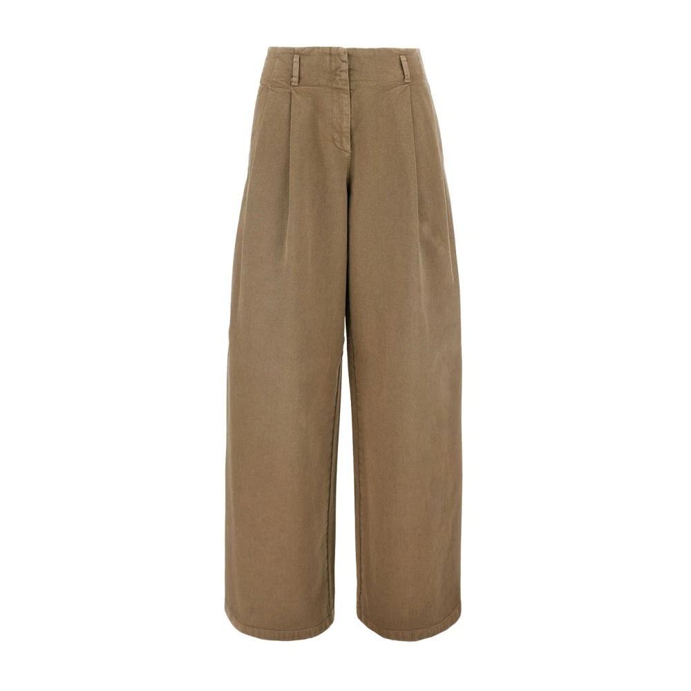 Golden Goose Damen Grün Wide Jeans