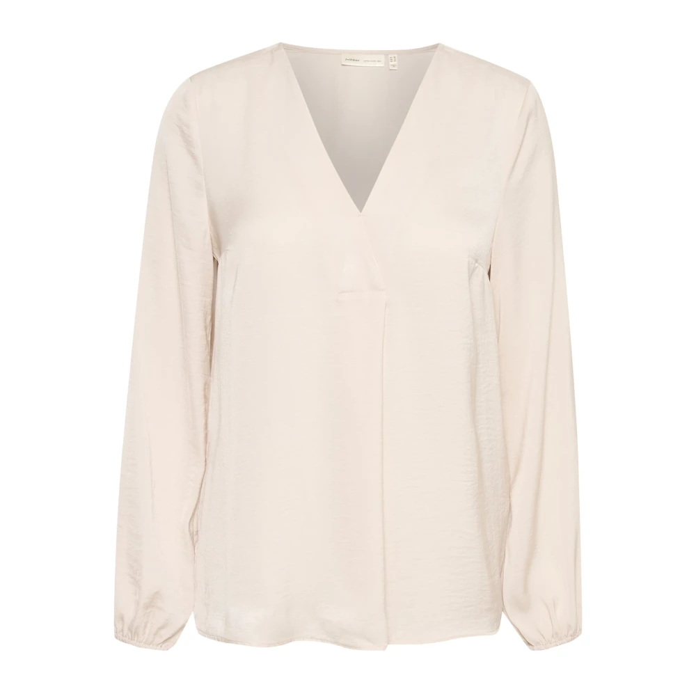 Inwear Beige Blouses, Female, S, Blouses