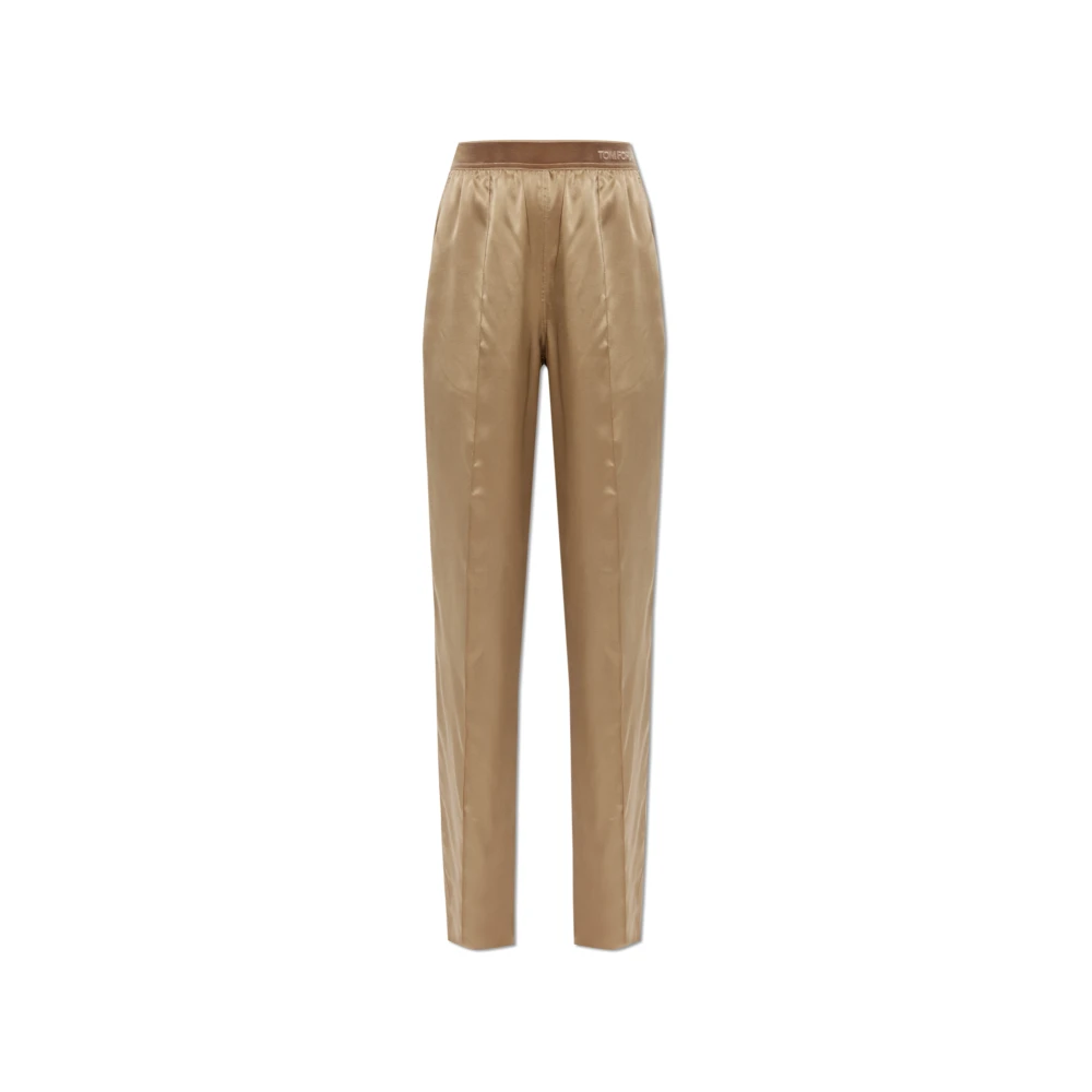 Tom Ford Donna Giallo Pantaloni, S, New,