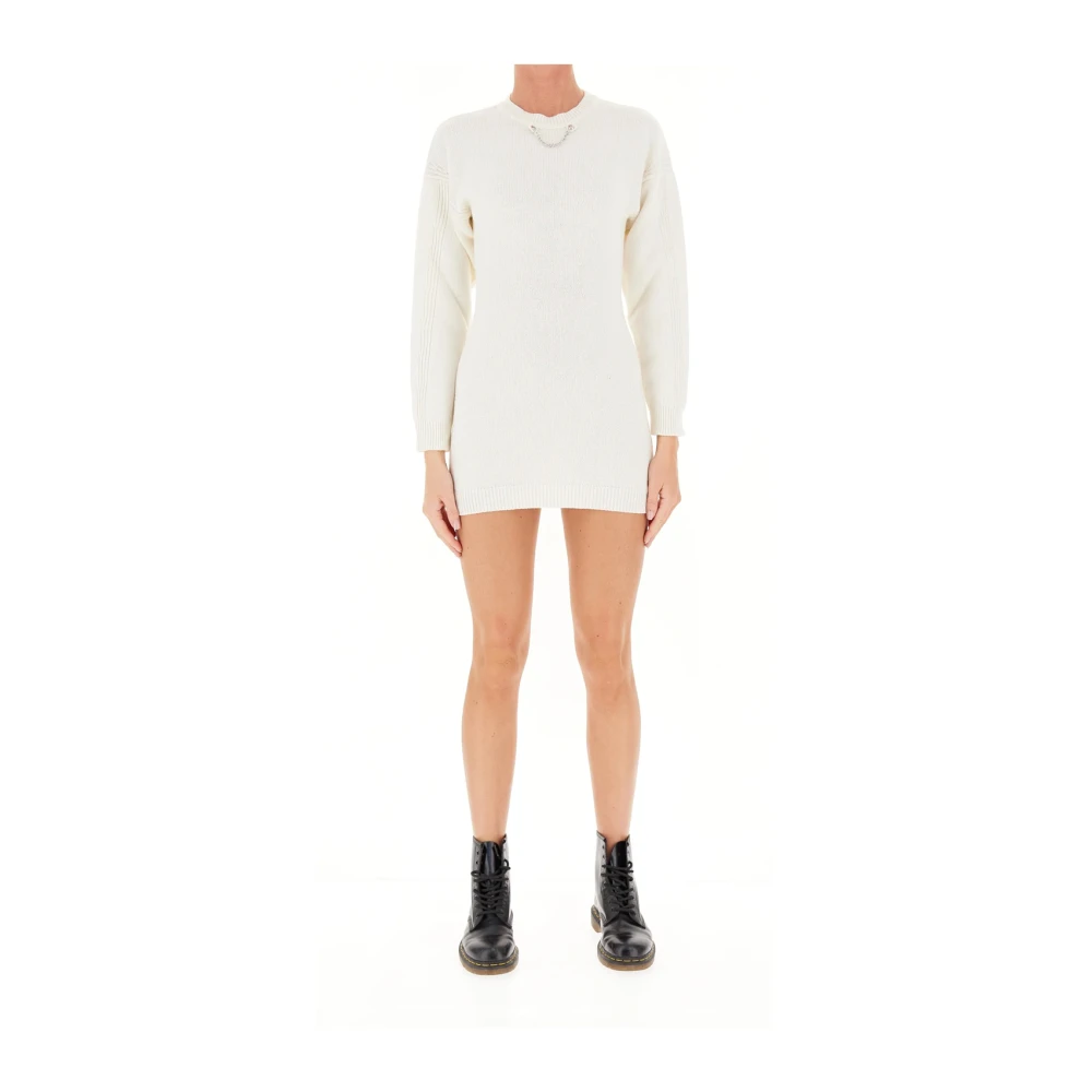 Moschino Witte Jurken voor Vrouwen White Dames