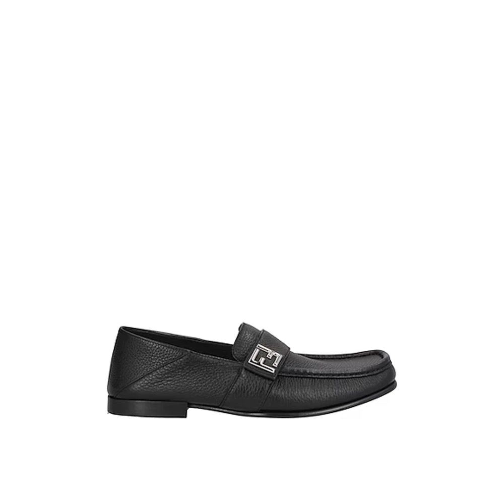 Fendi Black Loafers, Male, 10 Uk, Men's Loafers Shoes Aw24