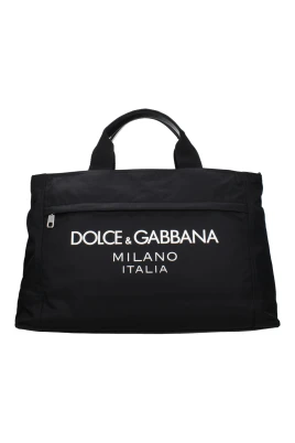 Nylon Holdall med gummerad logotyp