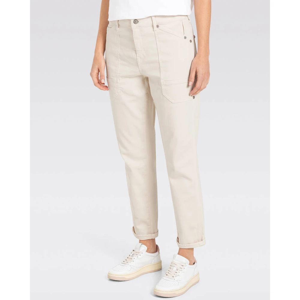 MAC Denim Jeans Klassieke Stijl White Dames