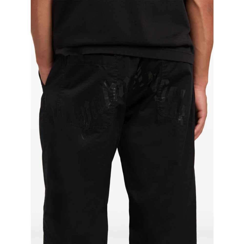 Palm Angels Zwarte Broek met Stijl Black Heren