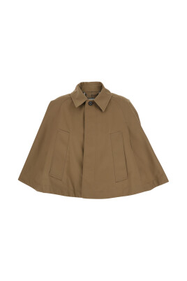 brun-crop-jacka-med-korta-armar