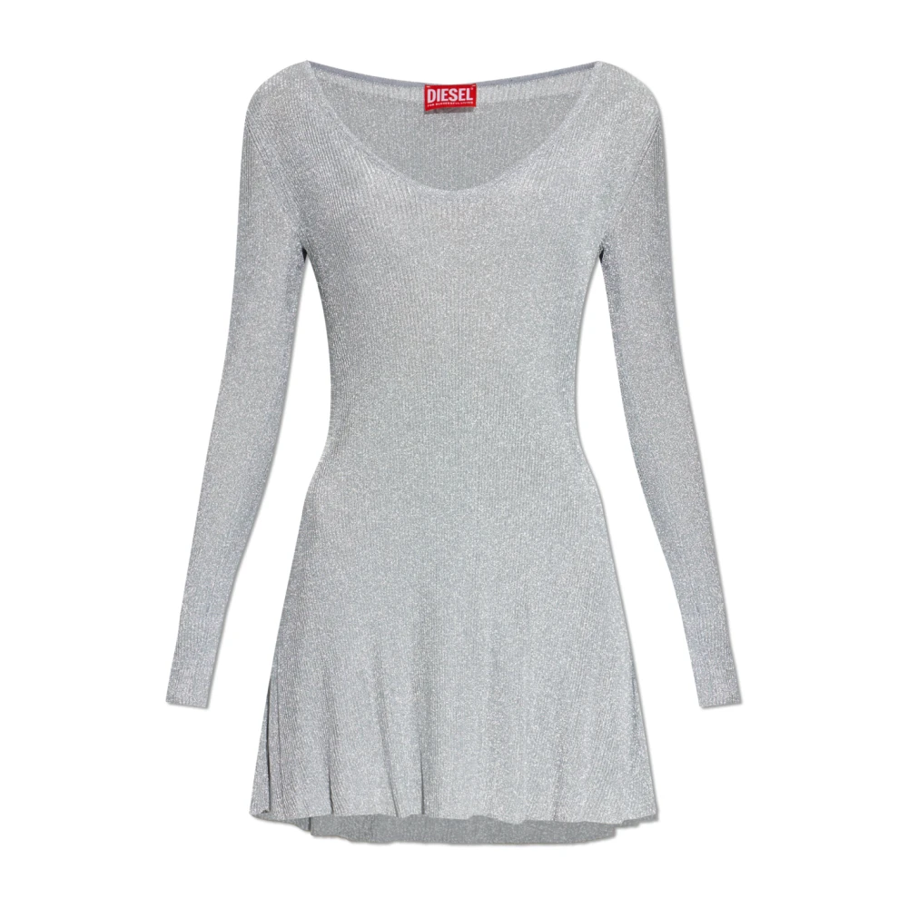 Diesel Donna Grigio Abiti, 2XS, New,