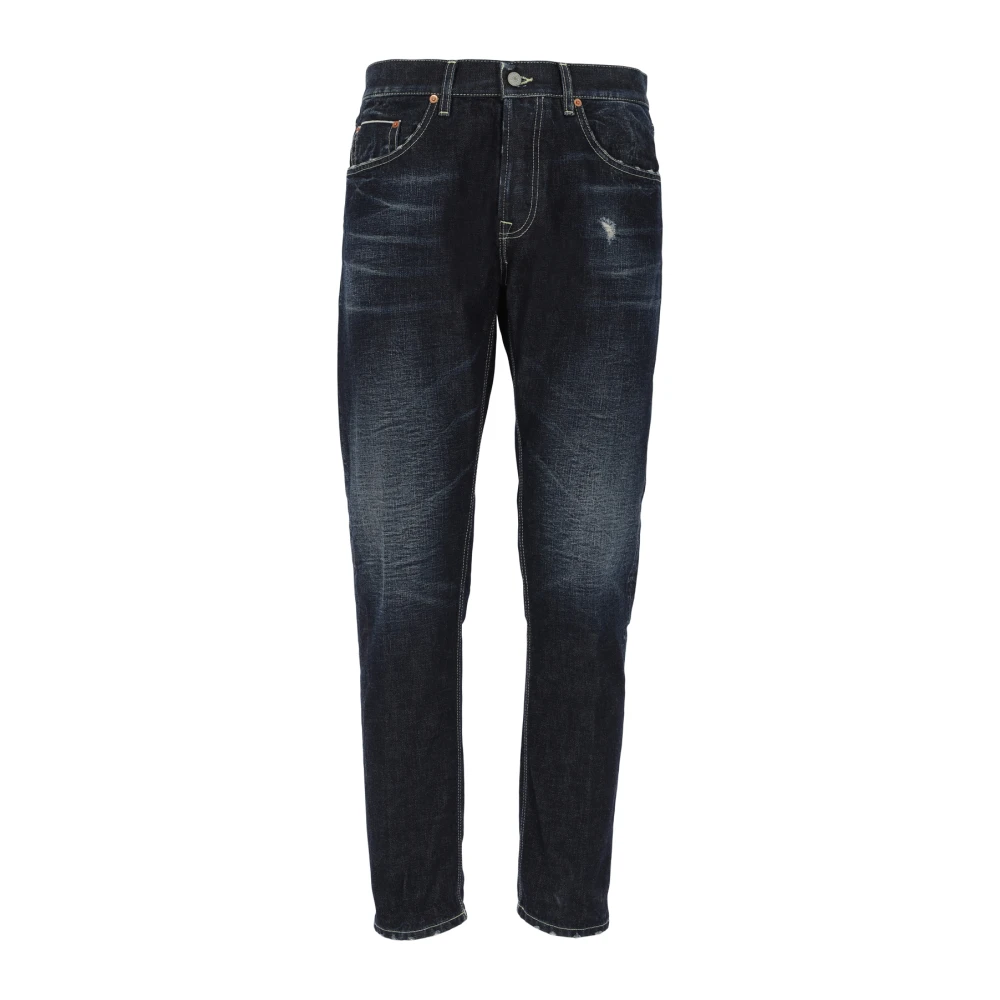 Dondup Rechte Jeans Blue Heren
