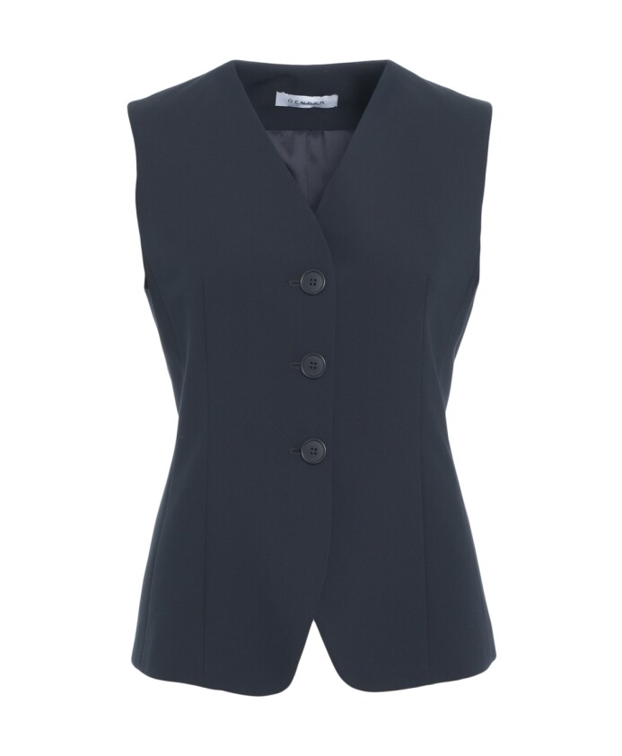 blue-single-breasted-vest-v-neckline