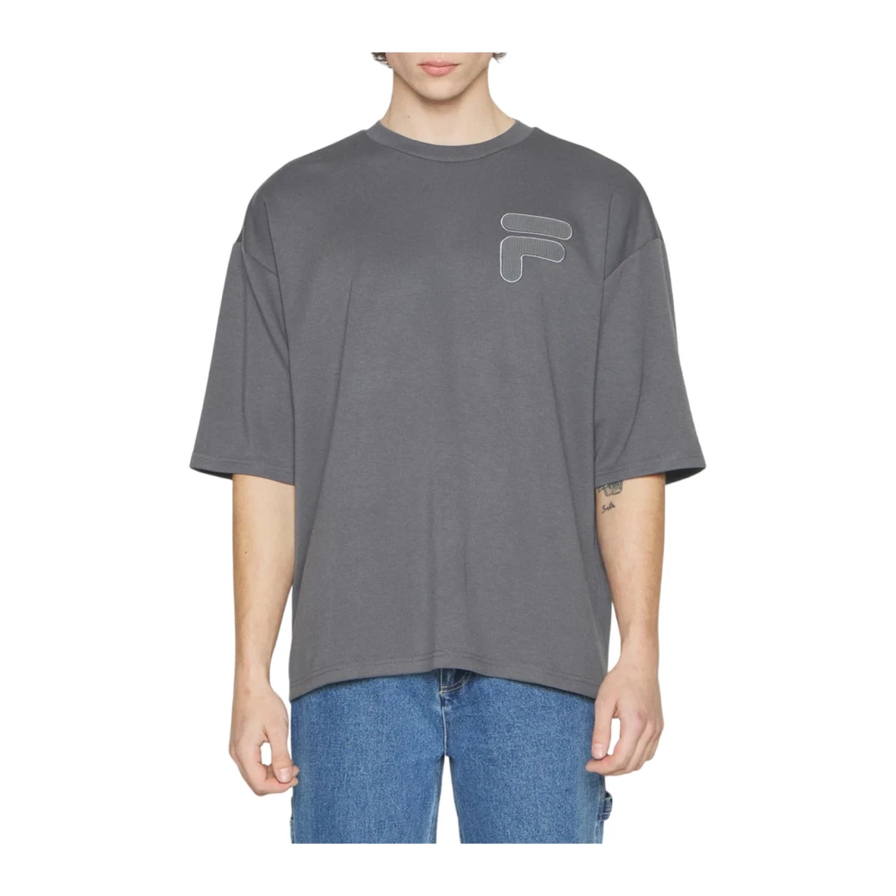 Fila Stijlvolle T-shirts voor dagelijks gebruik Gray Heren