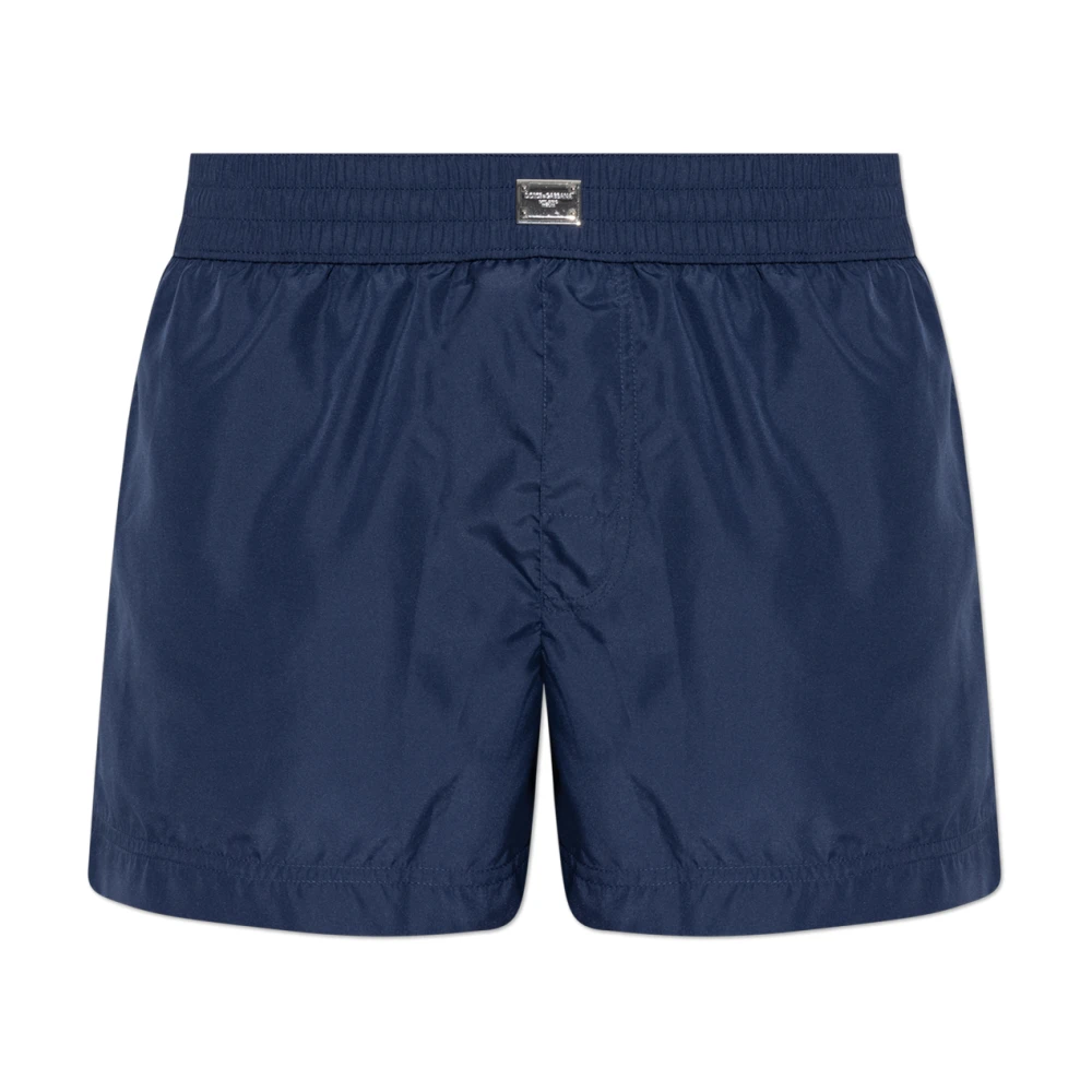 Dolce & Gabbana Mannelijk Blauw Badmode Heren, M, Zwembroek
