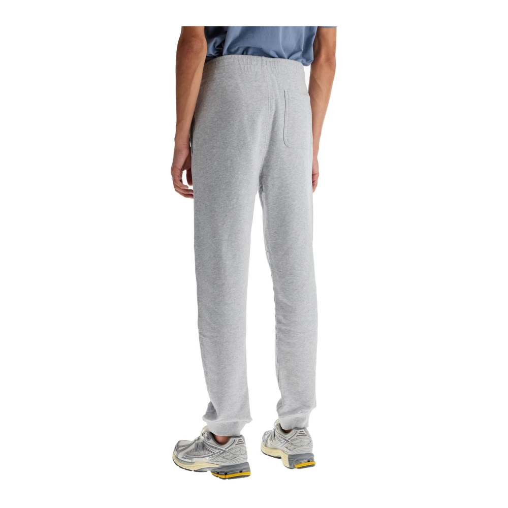 Maison Kitsuné Fox Head Patch Joggers Gray Heren