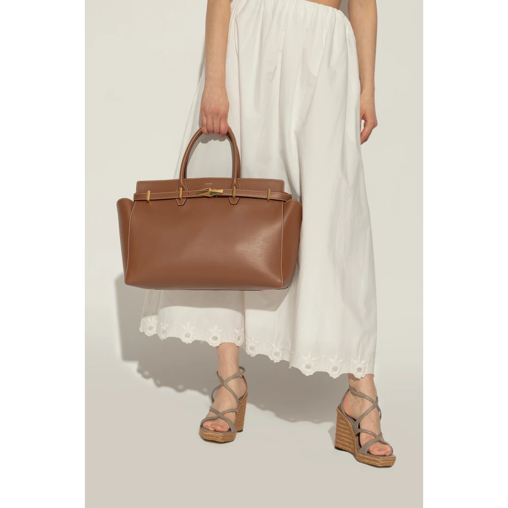 Jimmy Choo Handtas Diamant Medium Brown Dames
