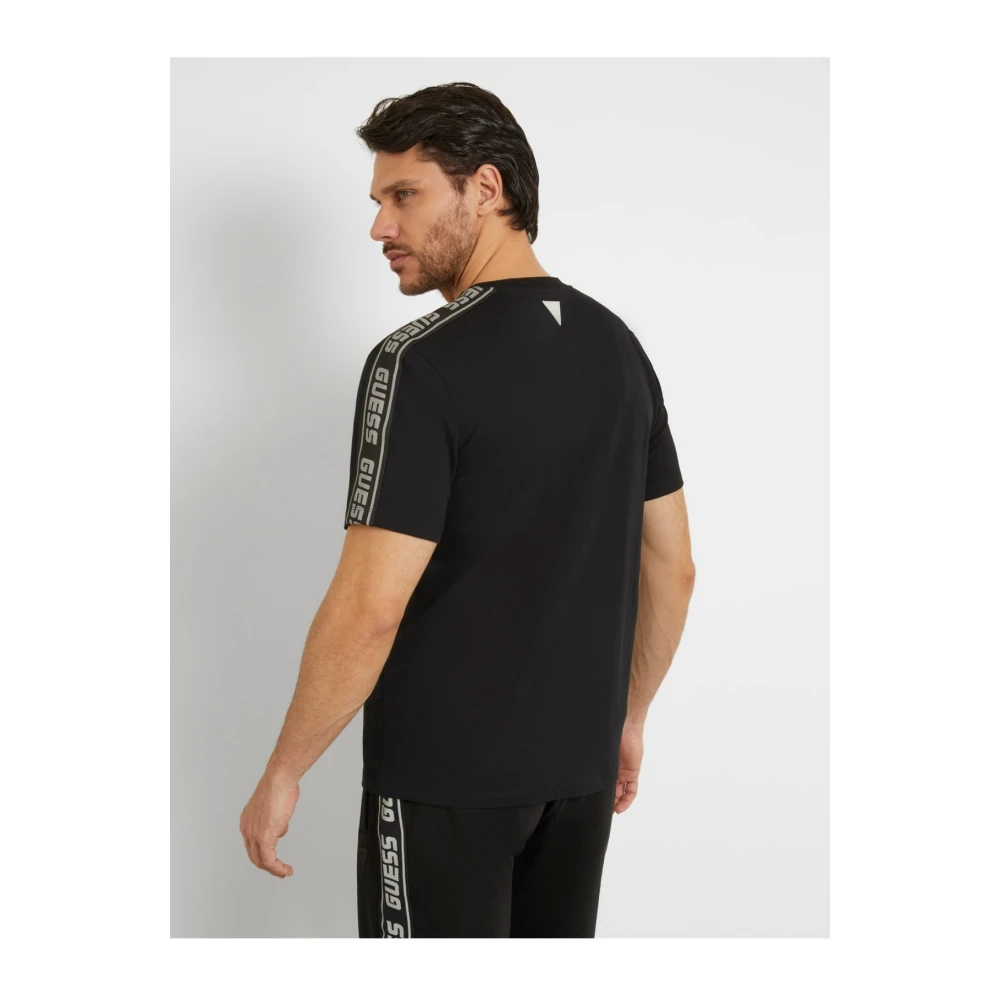 Guess T-Shirts Black Heren