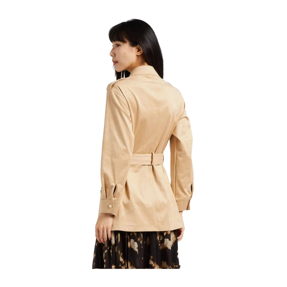 Liu Jo Klassieke Jas Brown Dames