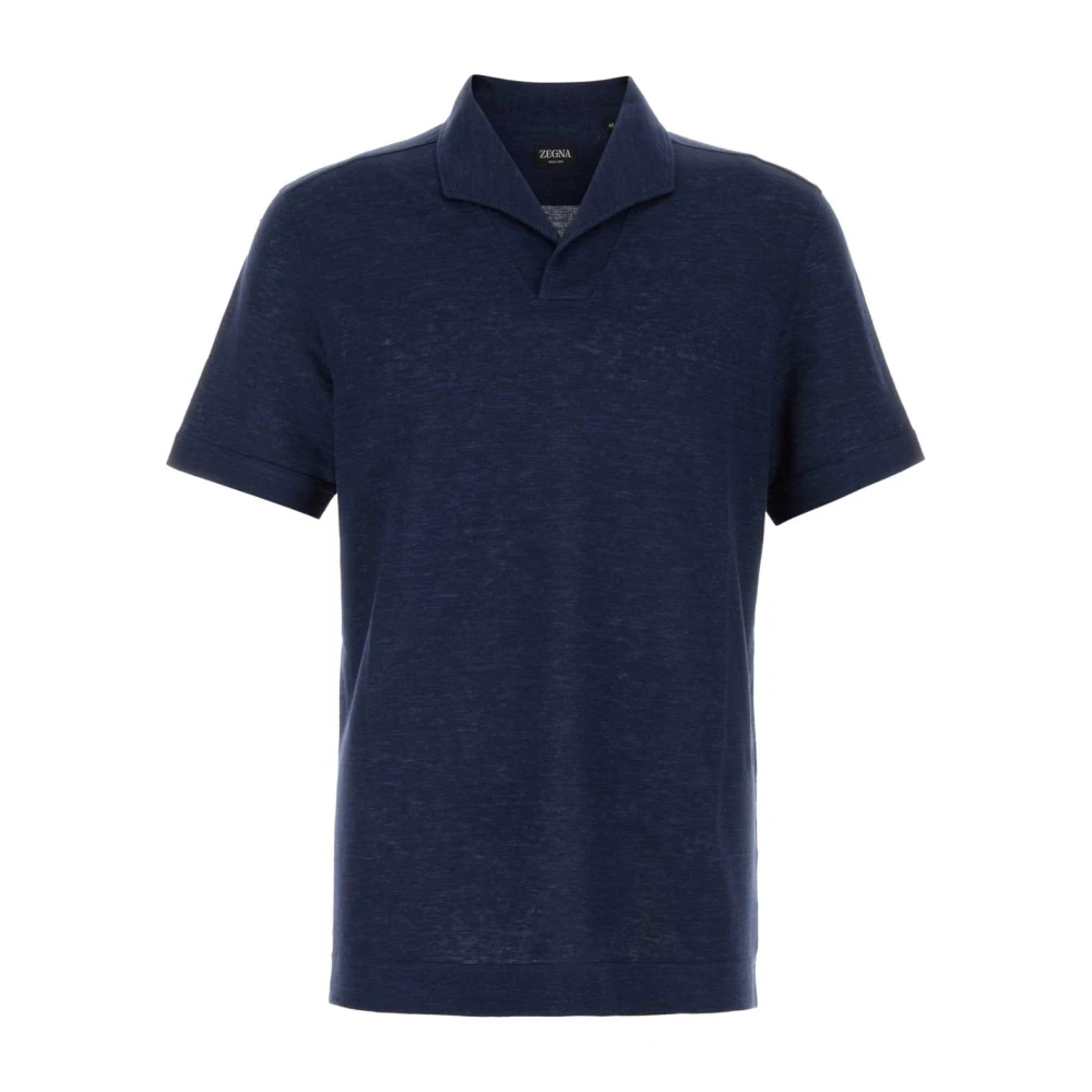 Zegna - Tops > Polo Shirts - Blue - Zegna - Modalova