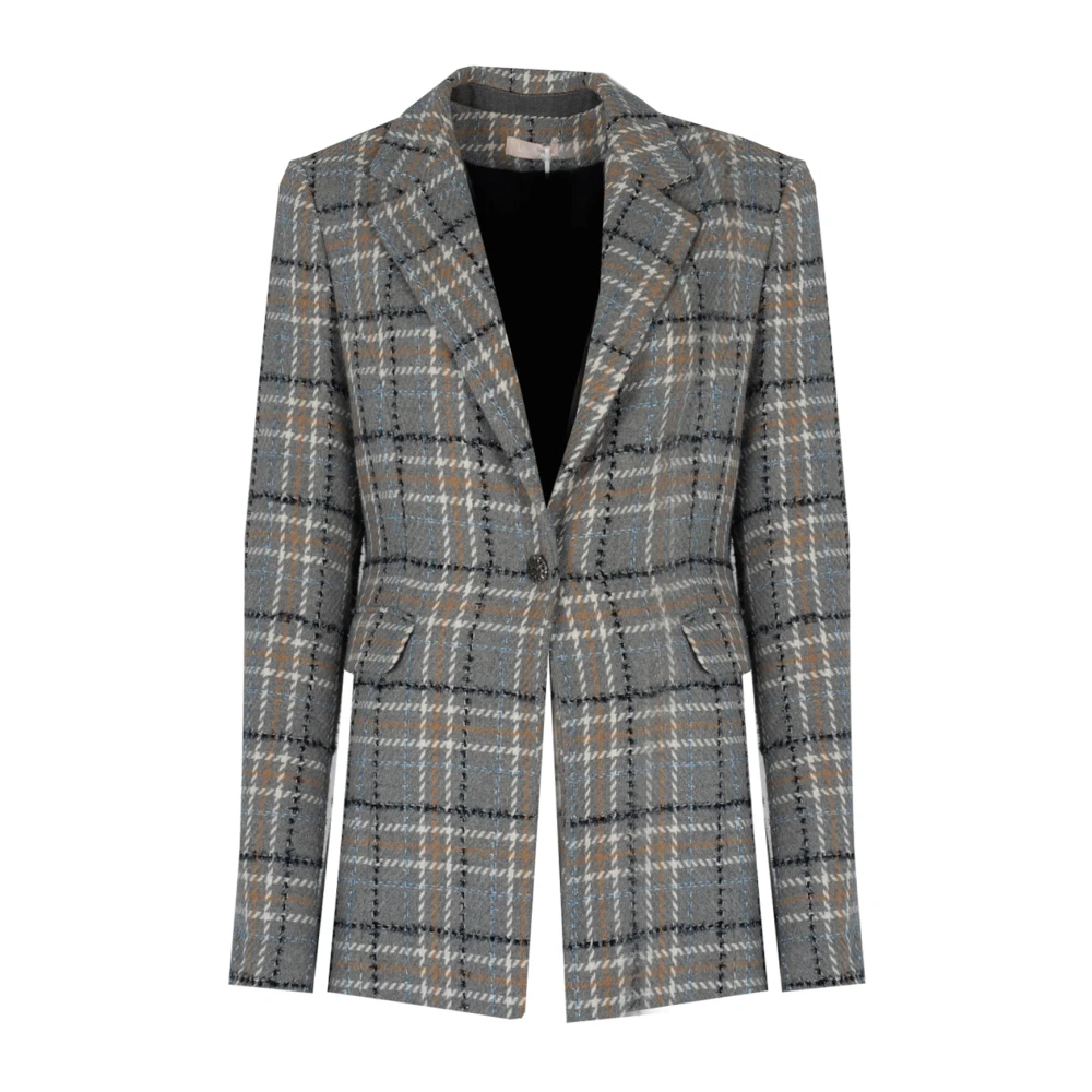 Liu Jo Klassieke Blazer Gray Dames