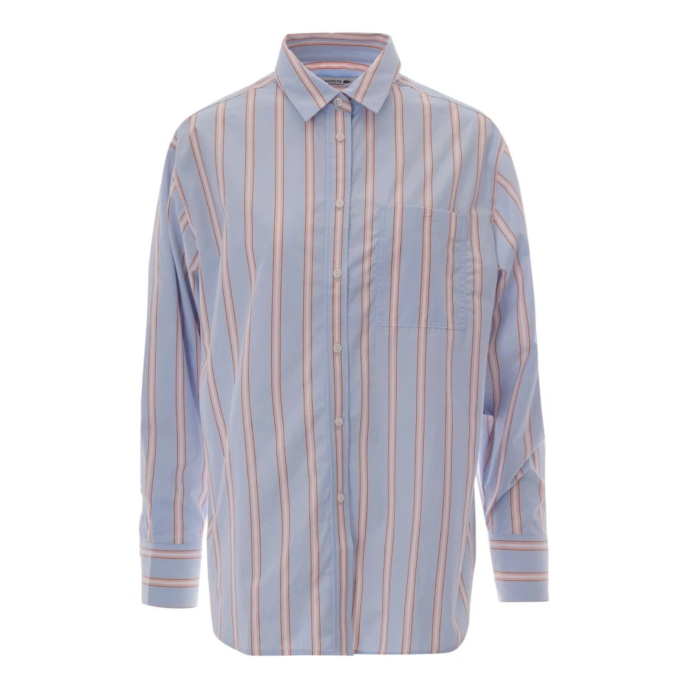 Lacoste Women's Multicolor Shirts, 2XS, Camicia Manica Corta