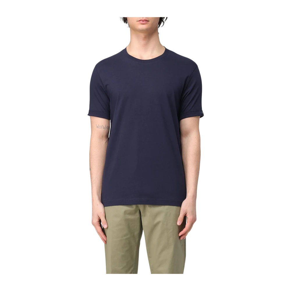 Fay - Tops > T-Shirts - Blue - Fay - Modalova