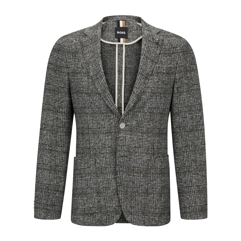 Boss - Jackets > Blazers - Gray - Boss - Modalova